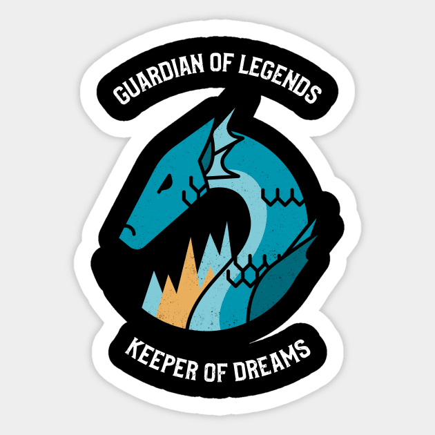 Guardian of Legends, Keeper of Dreams DRAGON Sticker by Dream the Biggest